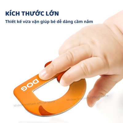 Chữ cái nam châm chữ số nam châm  cho bé Mideer Letter Magnets - Number Magnets