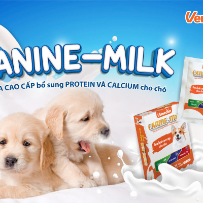 Sữa Bột cho Chó Vemedim Canine Milk Giúp Tăng Cường Hệ Miễn Dịch - Gói 100g