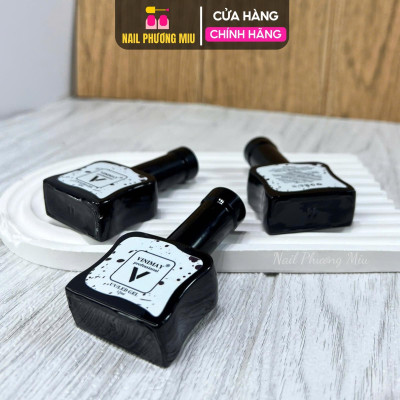 Top Trứng Cut Vinimay Chai Lẻ 15ml Hàng Cao Cấp Tạo Hiệu Ứng Chấm Loang Đen Nhanh Khô Chuyên Dùng Cho Thợ Nail - Nail Phương Miu Làm Nail