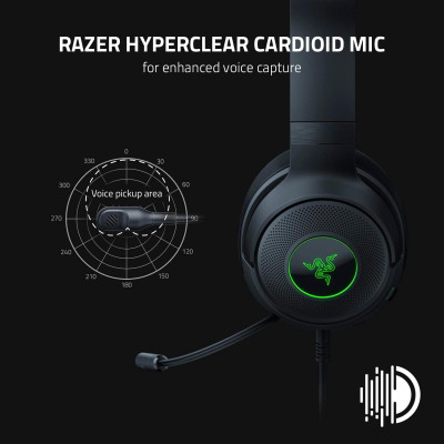 Tai nghe có dây Razer Kraken V3 X (Hàng chính hãng)