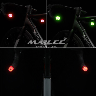 Đèn LED Gắn Lỗ Ống Tay Lái Xe Đạp BT-0601 cho đường kính lỗ 15-23mm Sạc Type-C 6 Màu Mai Lee An Toàn Ban Đêm - Mai Lee