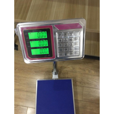 Cân Bàn Điện Tử Công Nghiệp ABG Tcs.A1.2.F (Loại 200-300Kg) Mặt Bàn 40*50 cm , Có Chức Năng Tính Giá, Ghi Nhớ, Trừ Bì, Tự Động Về, Cộng Dồn - Hàng Chính Hãng