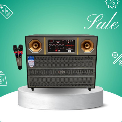 Loa tủ 4 tấc đôi Bossinon N8505K- _Kích thước: 960(W) x 480 (D) x 810 (H)mm _Công suất: 1500Watts - Hàng chính Hãng