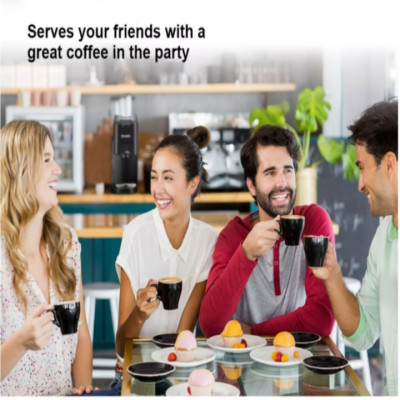 Máy pha cà phê 3 trong 1 thương hiệu DSP KA3046 thiết kế 3 adapter dùng cho cafe viên nén và cafe xay sẵn, áp suất lên đến 19 bar- Hàng chính hãng