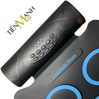 Trống Điện tử 9 Mặt Konix MD868 - USB Electronic Drum Kit Ultra Portable 9 Pad Digital Hàng Chính Hãng