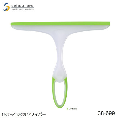 Cây lau kính cầm tay Seiwa Pro lưỡi gạt Silicon 24.5 cm - Hàng nội địa Nhật Bản - Giao màu ngẫu nhiên