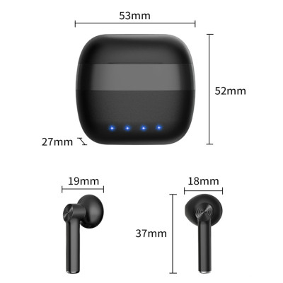 Tai Nghe Bluetooth Tai Nghe Cảm Ứng Không Dây Wireless Headset - Hàng Chính Hãng PKCB