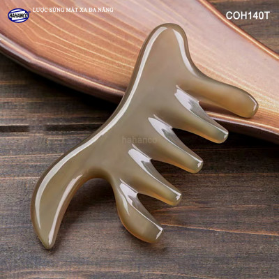Lược sừng đa năng thần thánh (Size: M - 11cm) Mát xa làm đẹp.