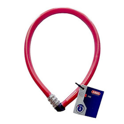 Khóa xe đạp 3 số ABUS 1100/55 không thay đổi mật mã được dây cáp dài 55cm x 6mm - MSOFT