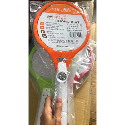 Vợt diệt muỗi cao cấp , tay cầm chống trượt , chống giật , 3 lớp lưới , hiệu suất cao , tiết kiệm điện , an toàn và tiện lợi