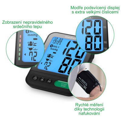 Máy Đo Huyết Áp Bắp Tay Medisana Bluetooth BU 580 Hàng chính hãng