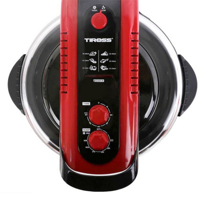 Nồi Chiên Không Khí Đa Năng Tiross TS903 - 11L (Đỏ Đen) - Hàng chính hãng