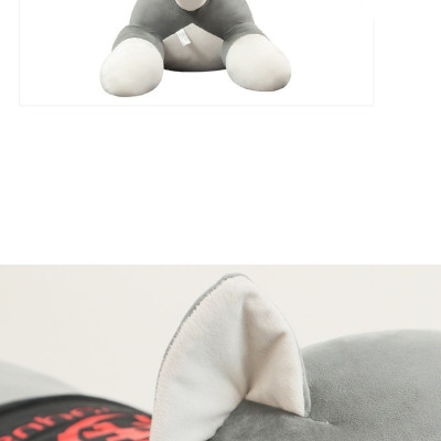 Thú nhồi bông chó Husky mặt ngáo - Size 80cm đến 1m5 - Gấu bông chó husky siêu to khổng lồ - Gối ôm mềm mịn cho bé
