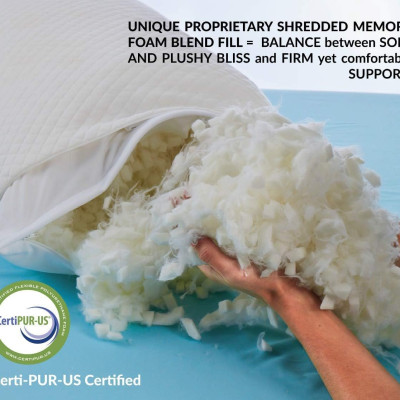 Gối cong Pharmedoc bông mút đàn hồi nâng đỡ cổ, giảm đau HANAKO Phong Cách Quý Tộc Châu Âu