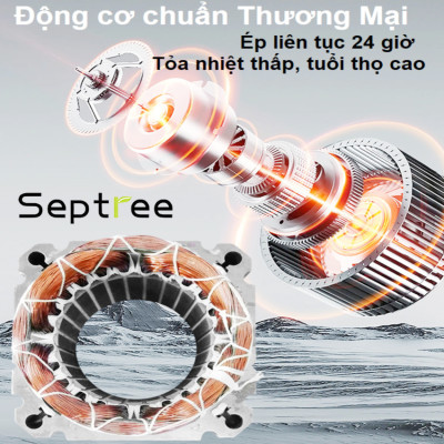 Máy ép dầu ăn thực vật, dùng trong gia đình. Thương hiệu Mỹ cao cấp Septree - X6. Hàng chính hãng