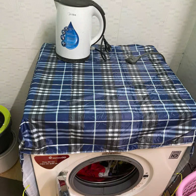 Áo phủ máy giặt cửa ngang (trước) cho máy từ 11- 15 kg ,vải dù siêu bền tiện lợi , chống thấm nước , bảo vệ máy giặt dưới mọi thời tiết  giao màu ngẫu nhiên