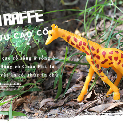 Đồ Chơi Mô Phỏng Các Con Thú Hoang Dã Dành Cho Trẻ Em