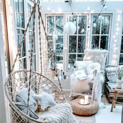 Xích đu sợi cotton milk