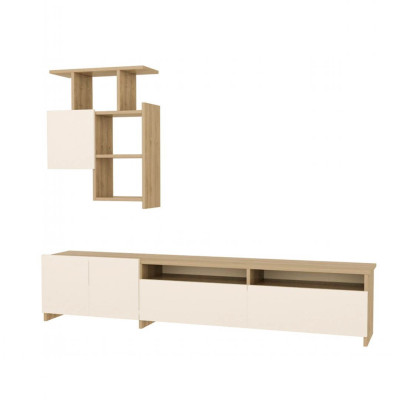 Kệ tivi gỗ công nghiệp dáng thấp cho phòng ngủ SMLIFE Tobio