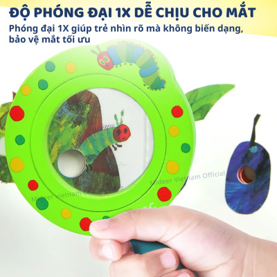 Kính Lúp cho bé Chú Sâu Háu Ăn Mideer Magnifying Glass The Very Hungry Caterpilar