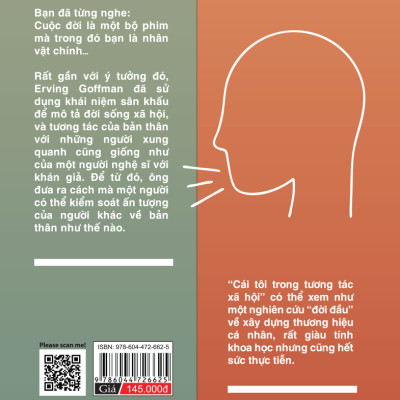 Sách - Cái Tôi Trong Tương Tác Xã Hội ( BV 2024)