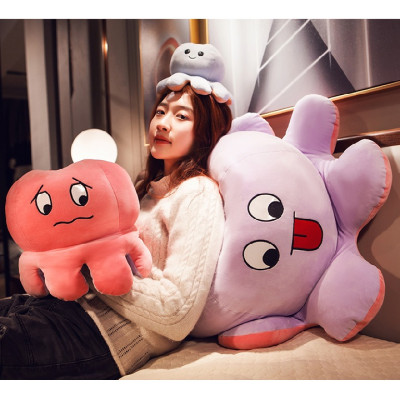 Gấu bông bạch tuộc cảm xúc cao cấp vải nhung co giãn 4 chiều siêu to khổng lồ