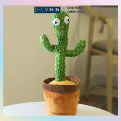 LOẠI XỊN - Cây Xương Rồng Nhồi Bông Có Nhạc, Biết Nhảy Biết Múa và Nhại Tiếng - PHÁT SÁNG- Hàng Loại 1 Chính Hãng MINIIN