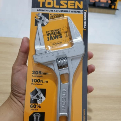 MỎ LẾCH ĐIỀU CHỈNH 205MM, 68MM TOLSEN 15303 - HÀNG CHÍNH HÃNG