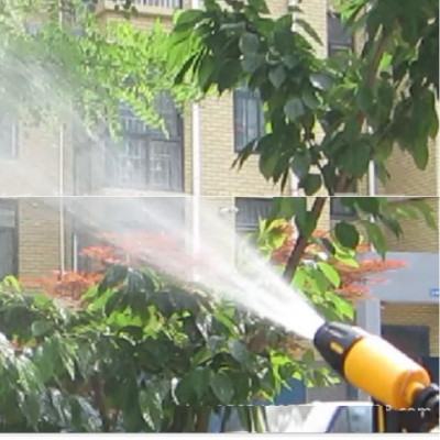 Bộ Dây và Vòi Phun Xịt Nước Rửa Xe,Tưới Cây Tăng Áp Lực Nước  319498 (dây vàng-cút nối đen)