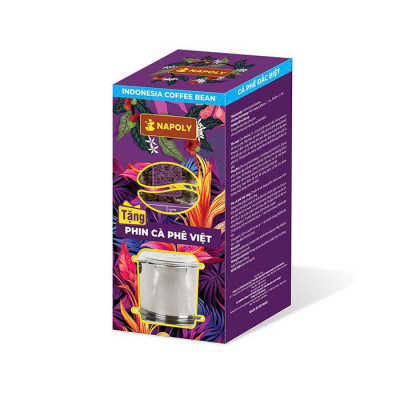 Cà Phê Arabica INDONESIA - Hương Trái Cây & Gỗ Hương - Rang Nguyên Hạt, Dùng Pha Máy/Phin Cao Cấp 250g/túi