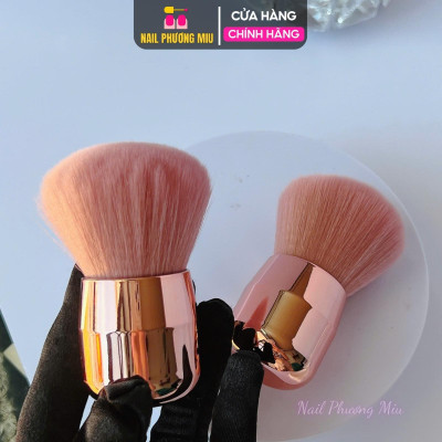 Chổi Phủi Bụi Nail Lông Mịn Mềm, Thiết Kế Đầu Nấm, Chất Liệu Sợi Tổng Hợp, Hiệu Quả Loại Bỏ Bụi Bẩn Cho Mọi Thợ Làm Nail