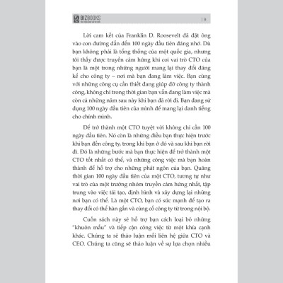 Sách - Bản Lĩnh CTO: Kế Hoạch 100 Ngày Trở Thành Giám Đốc Công Nghệ Xuất Sắc - MCBooks