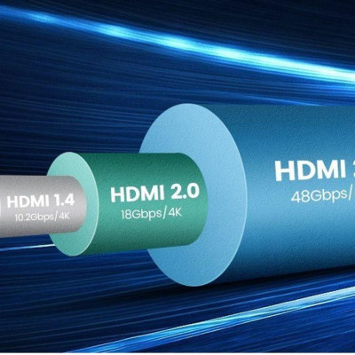 Ugreen UG70322HD136TK 1M 2.0 4K 60Hz 18Gbps màu đen Cáp HDMI chống nhiễu độ phân giải Cao - HÀNG CHÍNH HÃNG