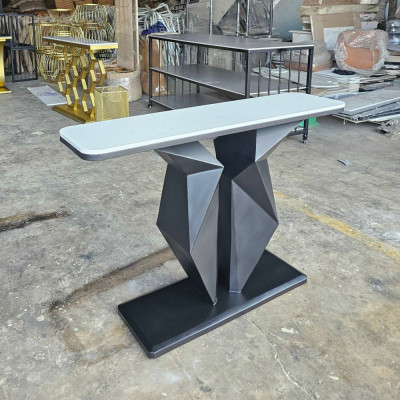 Bàn Console chân sắt mặt đá Juno Sofa DEAS CSTCT064 120x30x85cm nhiều màu lựa chọn  