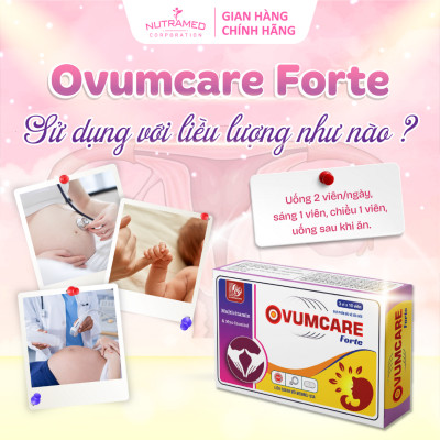 Ovumcare Forte hỗ trợ hiếm muộn, bổ trứng, tăng khả năng thụ thai tự nhiên (30 viên) - Nutramed