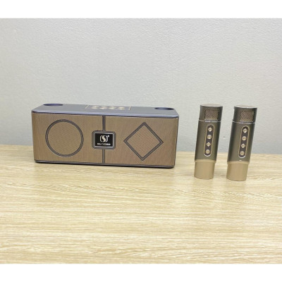 Loa Karaoke Bluetooth YS-215 Kèm 2 Micro Không Dây ( Hàng Chính Hãng )