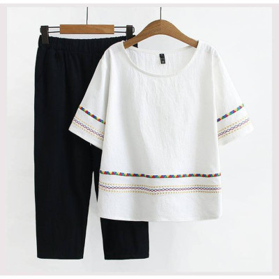 set nữ dành cho các mẹ đây ạ, chất liệu đũi cực mềm, mát (T43)