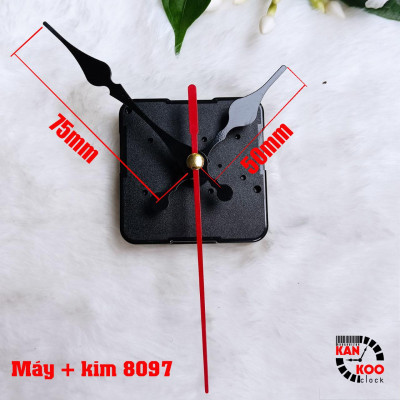 Máy đồng hồ treo tường kim trôi TAIWAN DQS518- trục đồng dài 6mm BẢO HÀNH 24 tháng- dùng cho đồng hồ treo tường cỡ 10cm đến 40cm