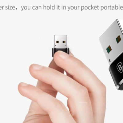 Baseus LV119-A01 Đầu Chuyển USB Type A Sang USB Type C Tốc Độ Cao Baseus | Chính hãng Baseus