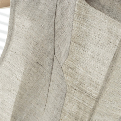 Áo blazer nữ linen mềm mát, áo gile nữ thiết kế bốn cúc chạy dọc phong cách Hàn Quốc siêu thanh lịch Bz02