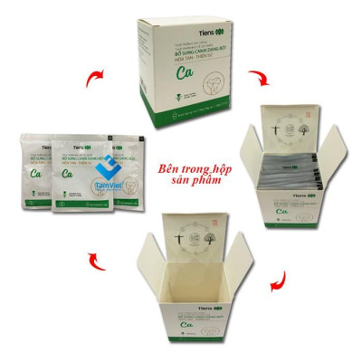 1 gói nhỏ canxi tiens thiên sư dạng bột hòa tan canxi hữu cơ
