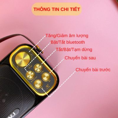 Loa Bluetooth Karaoke Sothing YS-103 Kèm 1 Micro/ YS-105 Kèm 2 Micro Âm Thanh Siêu Hay- Hàng Chính Hãng