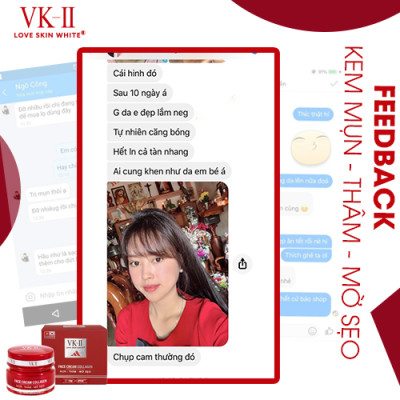 Kem Ngừa Mụn Thâm Sẹo VK II ( 10g/20g )