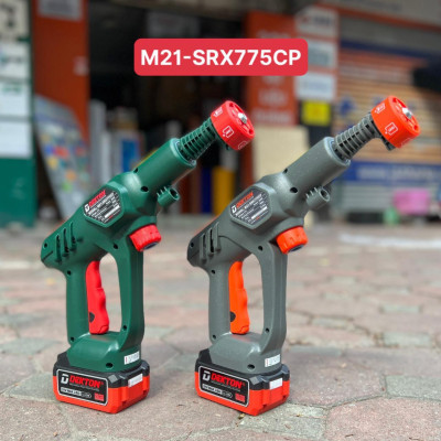 COMBO Máy xịt rửa xe dùng pin Dekton M21-SRX775CP KÈM 1 PIN M21-B3A5C + 1 SẠC M21-S20 DEKTON - KM_T8 -HÀNG CHÍNH HÃNG