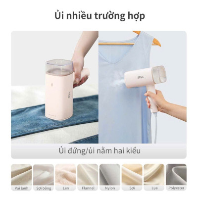 Bàn Là Hơi Nước Cầm Tay SEKA 170ml SK547 (Model Mới Nhất 2024) SK546 Pro 1500W, 220ml, Bàn Là Mini, Bàn ủi Du Lịch - Hàng Chính Hãng