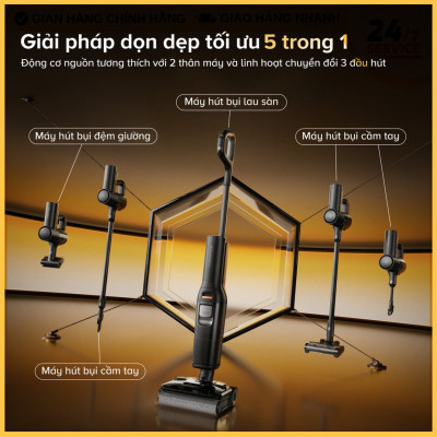 Máy hút bụi lau nhà cầm tay Roborock F25 ACE Combo – Hàng Chính Hãng