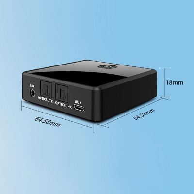 SOAIY Bộ Thu Phát Bluetooth Không Dây Cho Tai Nghe / TV / PC Bluetooth ZF-380 - Hàng Nhập Khẩu