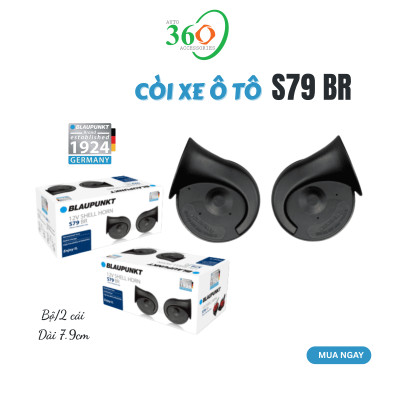 Còi Ô Tô Blaupunkt S79 BR – Hàng Chính Hãng – Âm Thanh Cảnh Báo To Rõ – Nhỏ Gọn – Bộ 2 Cái Giá Tốt