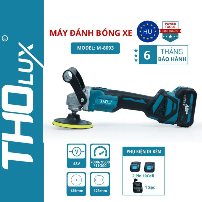 Máy đánh bóng xe ô tô bằng pin Tholux M-8093