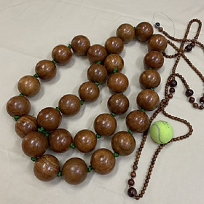 Vòng Lắc Eo Hạt Gỗ Hương Cao Cấp Hạt 6cm ( video , hình thật )